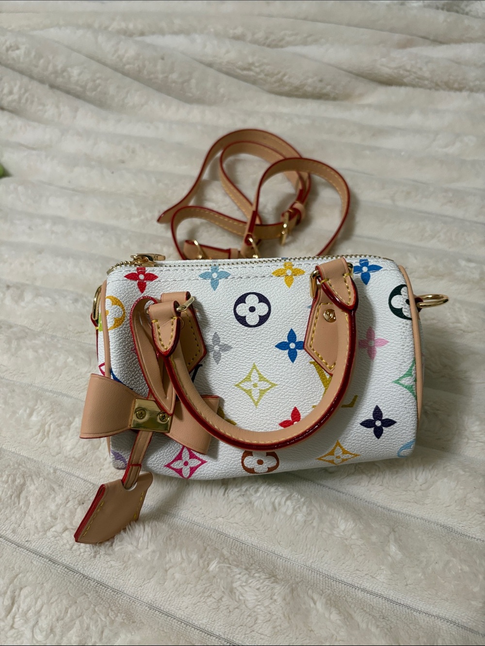 Monogrammed mini bag